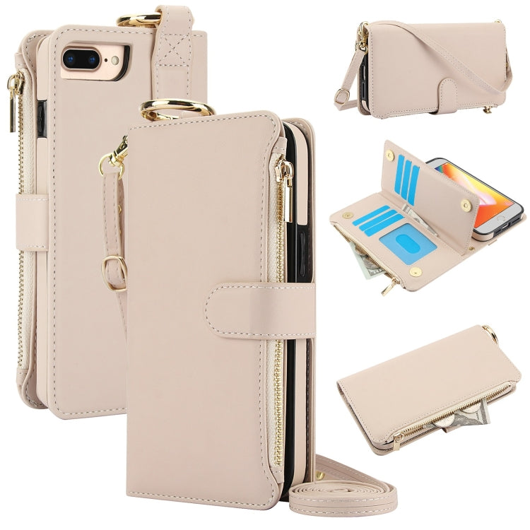 Crossbody Ring Multifunctional Wallet Leather Phone Case, Series 6