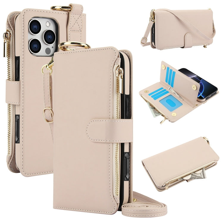 Crossbody Ring Multifunctional Wallet Leather Phone Case, Series 3