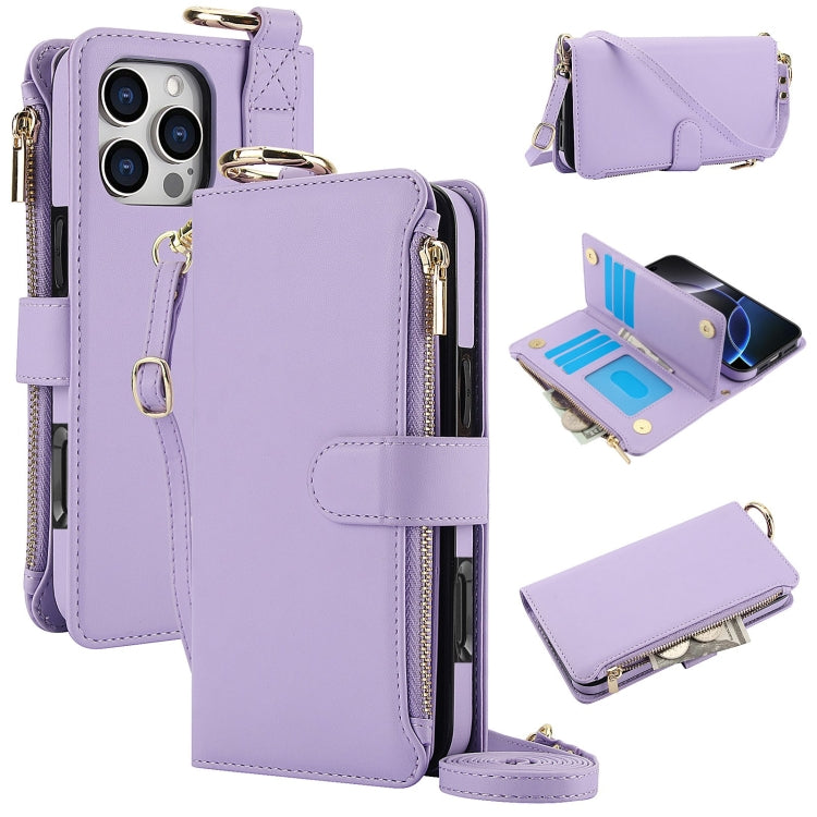 Crossbody Ring Multifunctional Wallet Leather Phone Case, Series 3