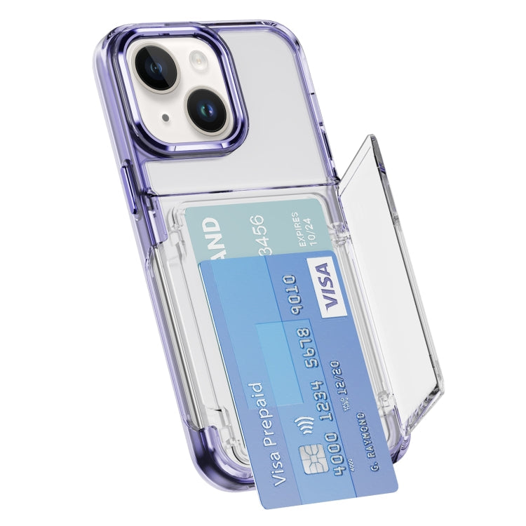 Card Holder Acrylic Hybrid TPU Phone Case, Series 3