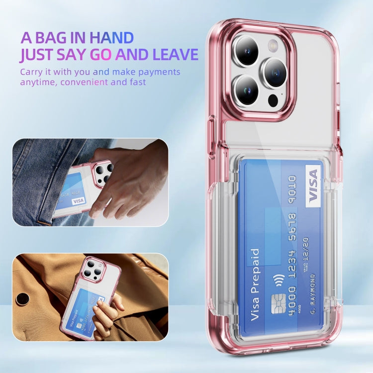 Card Holder Acrylic Hybrid TPU Phone Case, Series 4