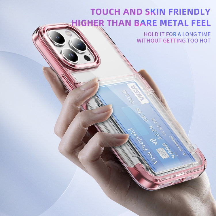 Card Holder Acrylic Hybrid TPU Phone Case, Series 4