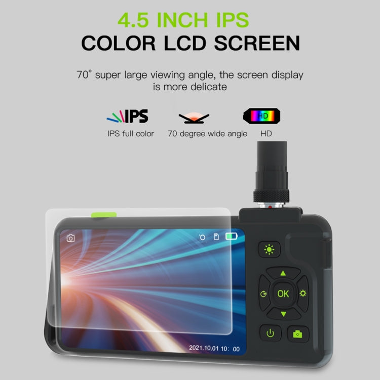 T22 4.5 inch IPS Color Screen 3.9mm Single Camera Hard Cable Industrial Endoscope Reluova