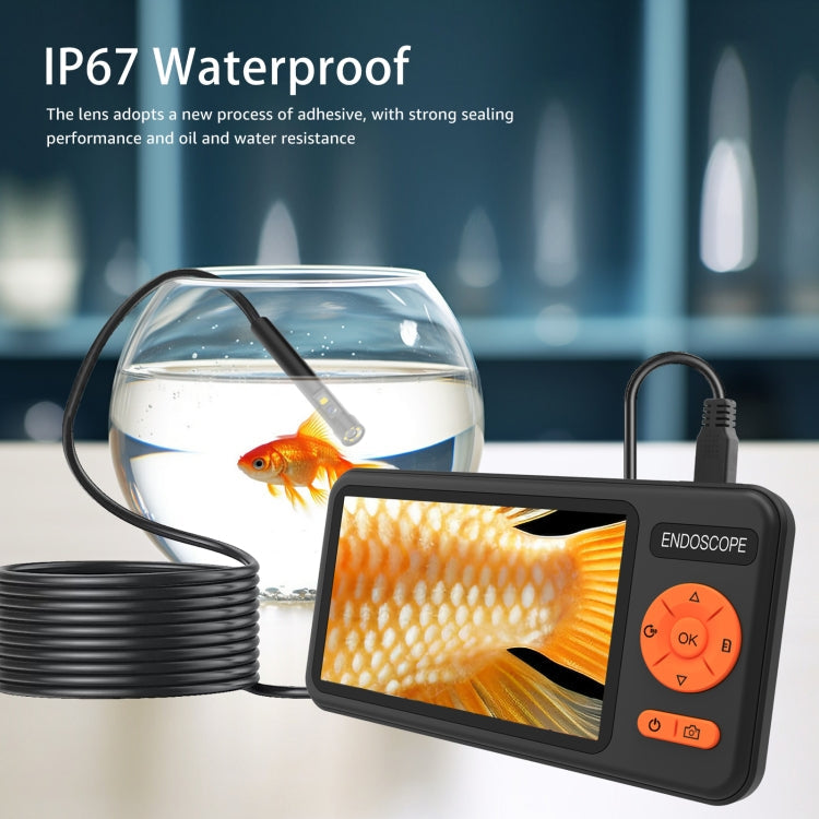 T29 5 inch IPS Screen 3.9mm Single Lens IP67 Waterproof Industrial Endoscope With Bracket Reluova