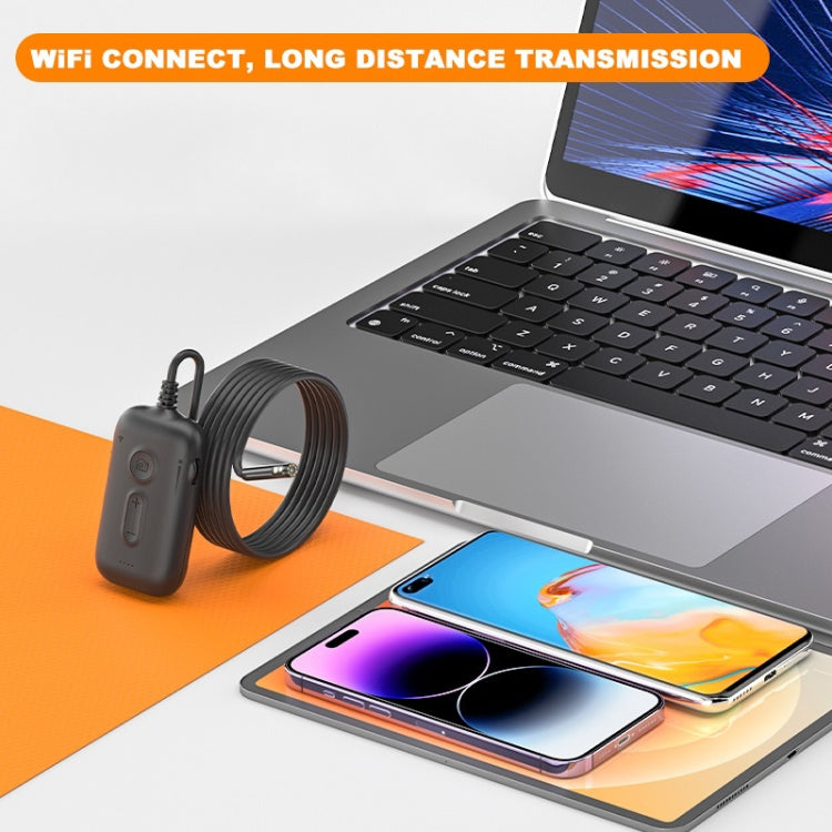 Y15 8mm Single Camera WiFi Connected Hard Cable HD Industrial Endoscope