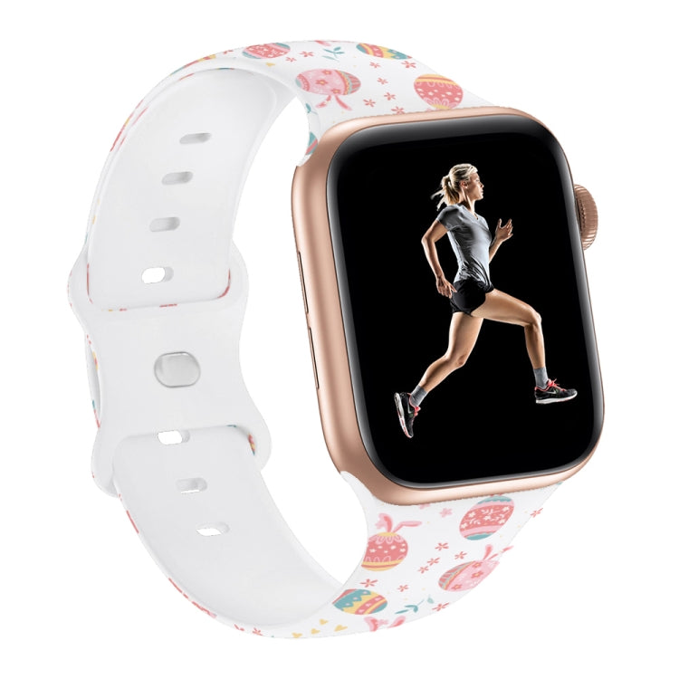 Butterfly Buckle Easter Printed Silicone Watch Band, Series 1 My Store