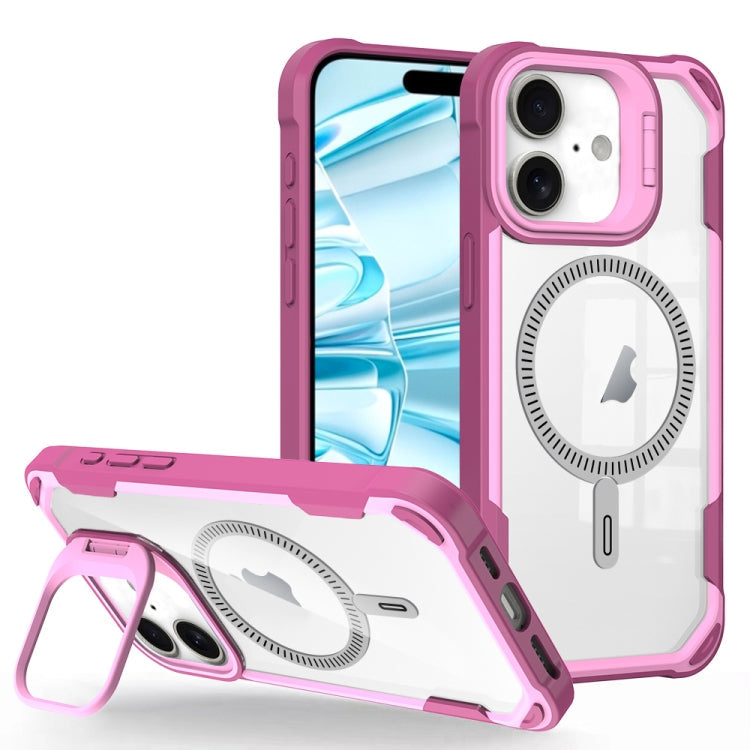 Transparent Acrylic MagSafe Lens Holder Phone Case, Series 1