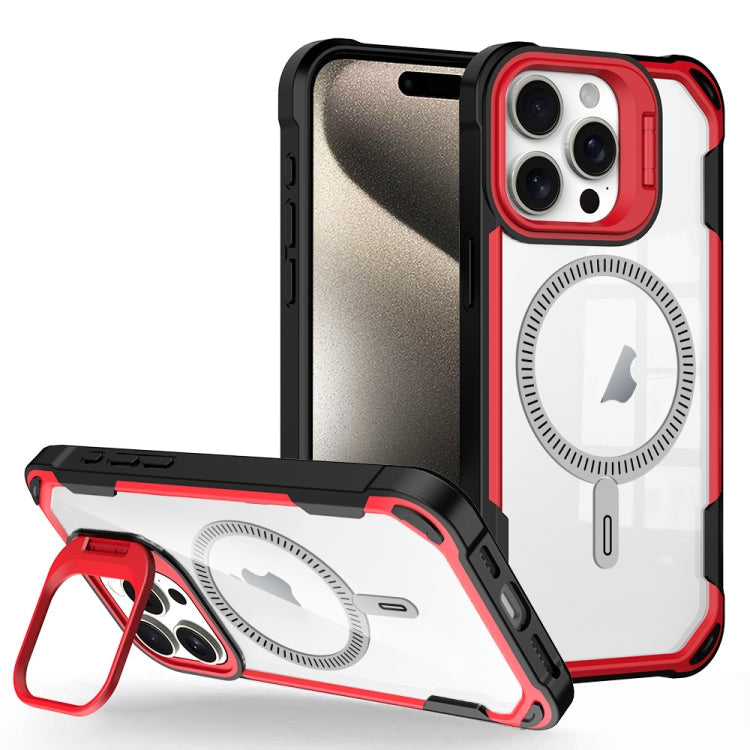 Transparent Acrylic MagSafe Lens Holder Phone Case, Series 1