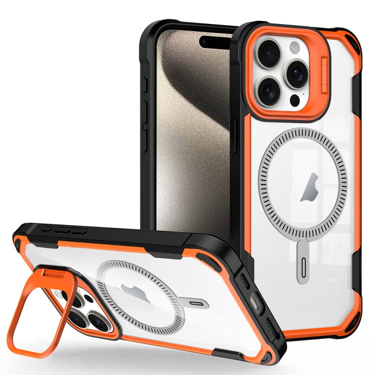 Transparent Acrylic MagSafe Lens Holder Phone Case, Series 2