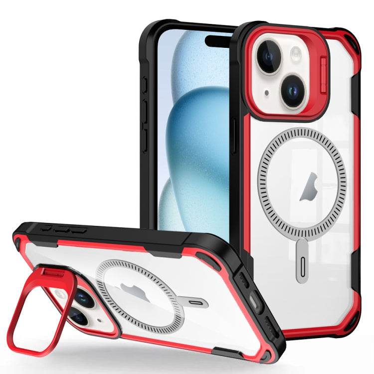 Transparent Acrylic MagSafe Lens Holder Phone Case, Series 2