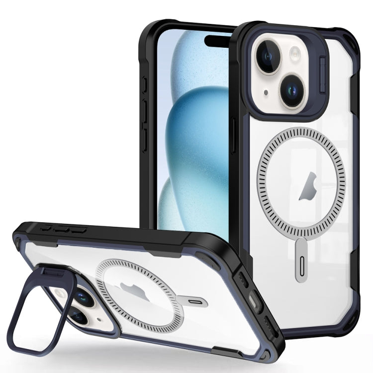 Transparent Acrylic MagSafe Lens Holder Phone Case, Series 2