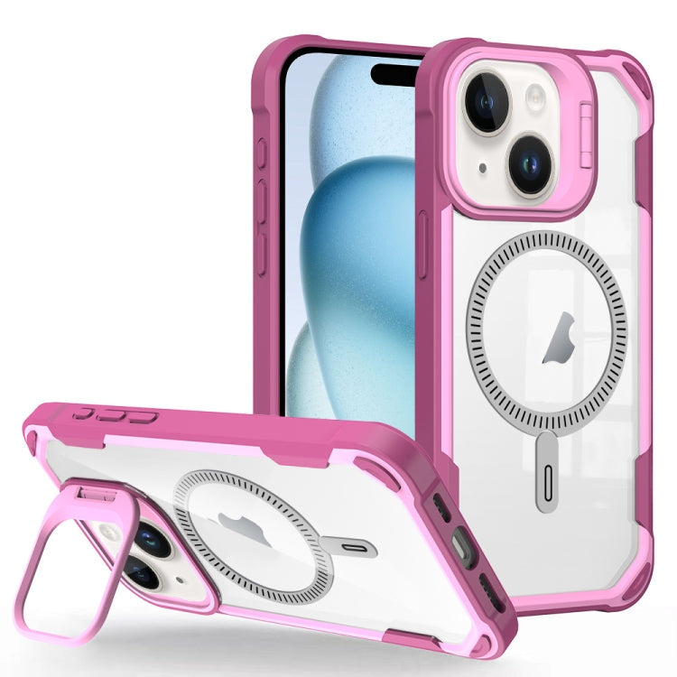 Transparent Acrylic MagSafe Lens Holder Phone Case, Series 2