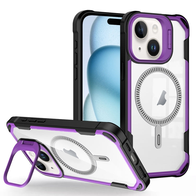 Transparent Acrylic MagSafe Lens Holder Phone Case, Series 1