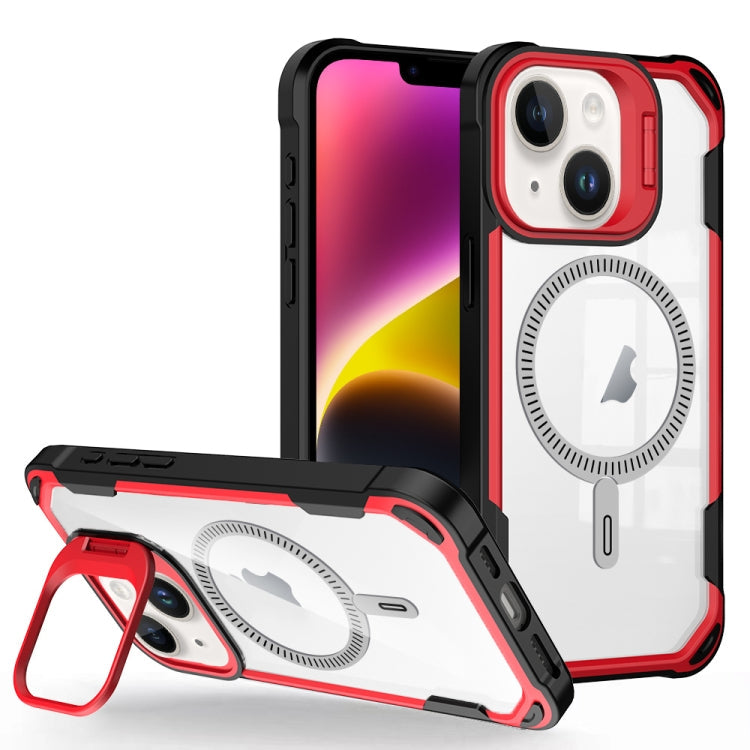 Transparent Acrylic MagSafe Lens Holder Phone Case, Series 3