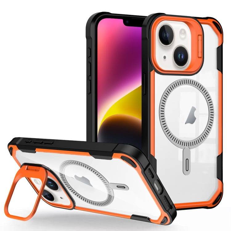 Transparent Acrylic MagSafe Lens Holder Phone Case, Series 3