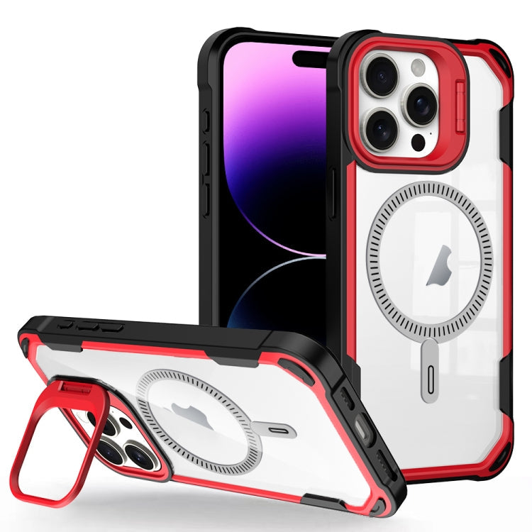 Transparent Acrylic MagSafe Lens Holder Phone Case, Series 2