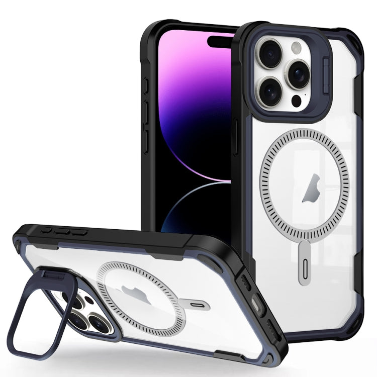 Transparent Acrylic MagSafe Lens Holder Phone Case, Series 2