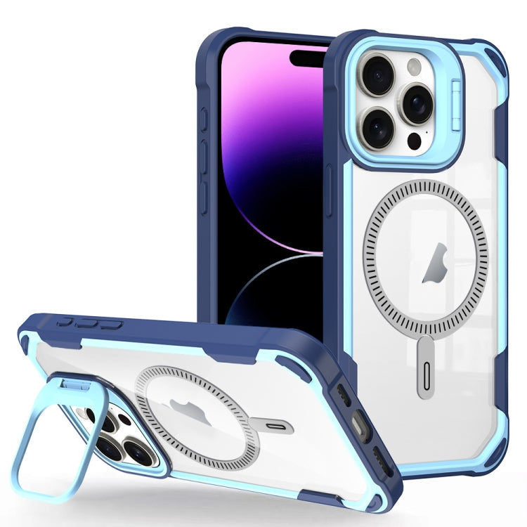 Transparent Acrylic MagSafe Lens Holder Phone Case, Series 2