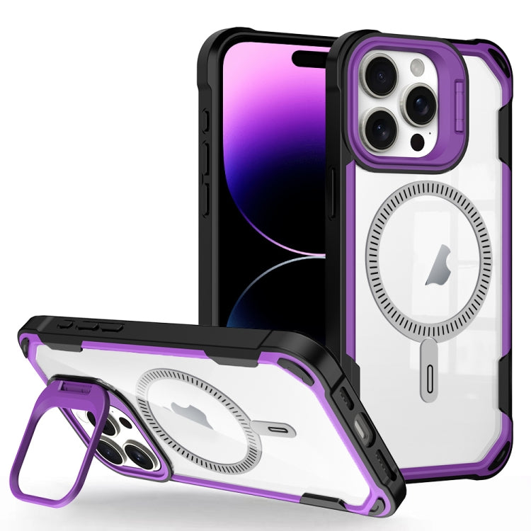 Transparent Acrylic MagSafe Lens Holder Phone Case, Series 3