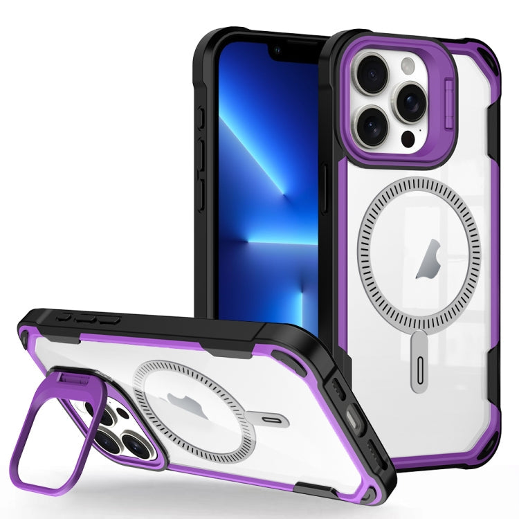 Transparent Acrylic MagSafe Lens Holder Phone Case, Series 2