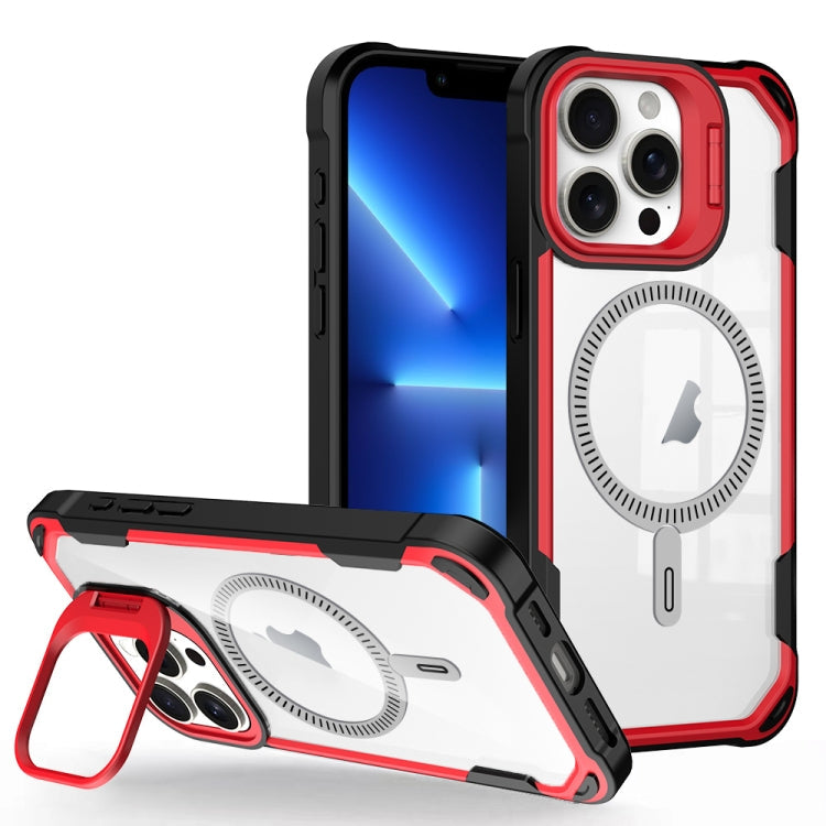 Transparent Acrylic MagSafe Lens Holder Phone Case, Series 1