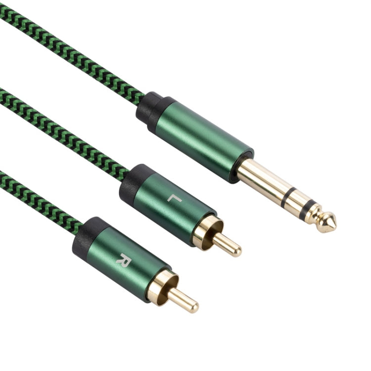 6.35mm Male to Dual RCA Female Audio Adapter Cable-Reluova