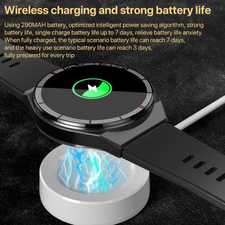 1.3 inch Leather Band IP68 Waterproof Smart Watch Support Bluetooth Call