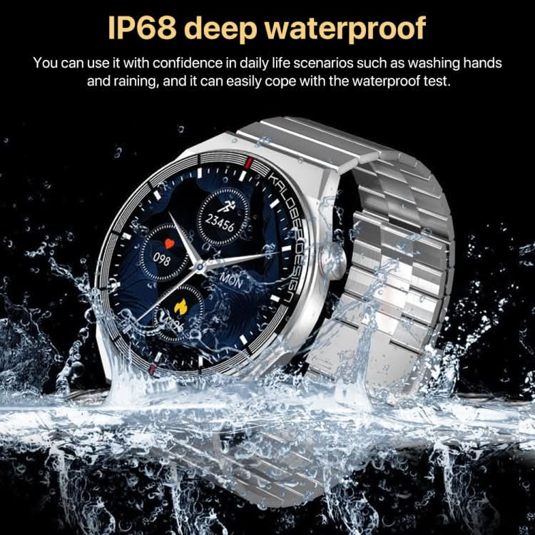 1.3 inch Silicone Band IP68 Waterproof Smart Watch Support Bluetooth Call