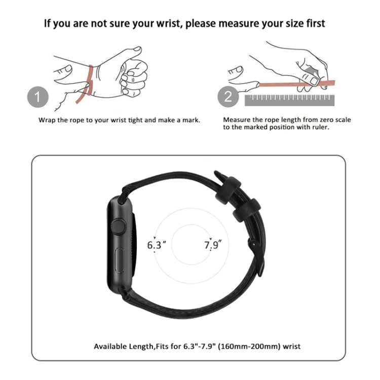 Oil Wax Genuine Leather Watch Band, Series 1