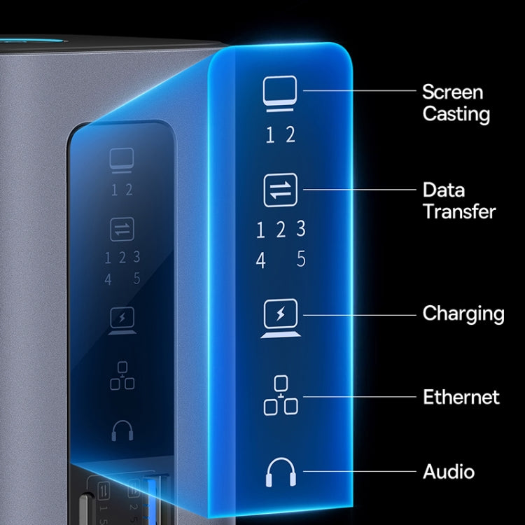 Baseus Spacemate Series 10 in 1 Working Station Multifunctional USB-C / Type-C HUB Adapter