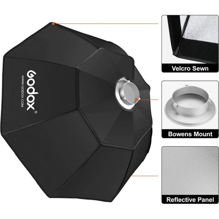 Godox Octagon Honeycomb Grid Softbox with Bowens Mount My Store