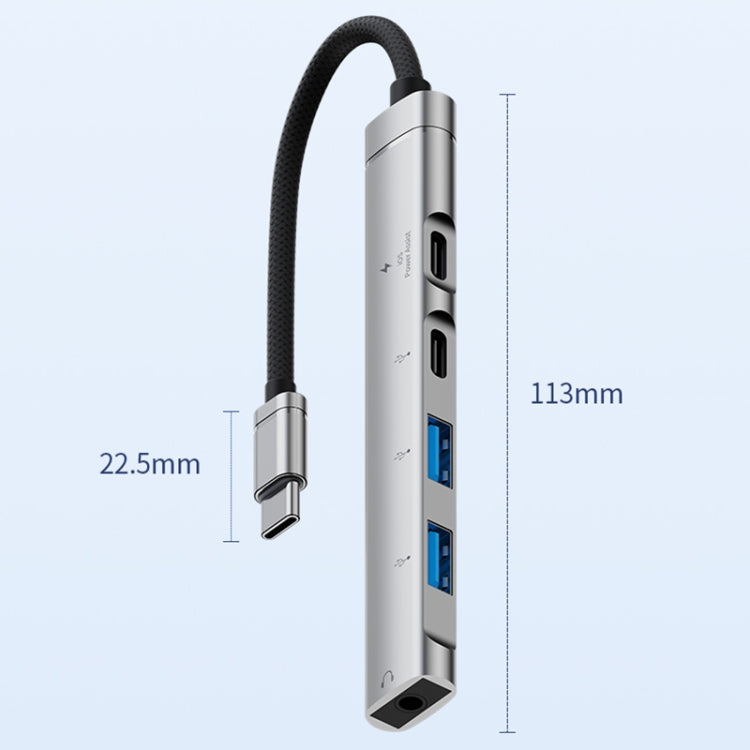 5 in 1 USB-C / Type-C Interface Multi-function HUB Adapter My Store