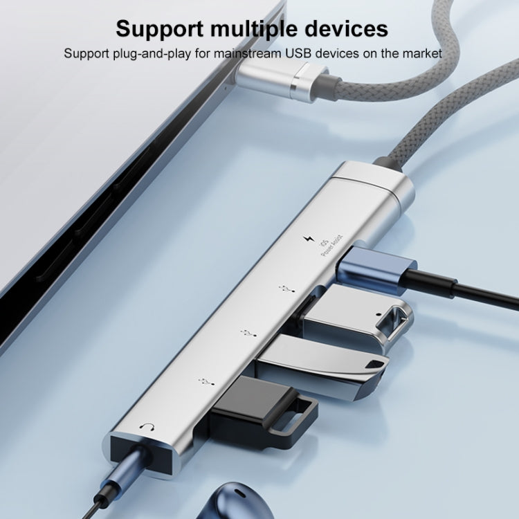 5 in 1 USB-C / Type-C Interface Multi-function HUB Adapter My Store