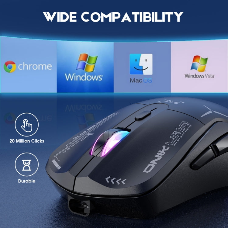 ONIKUMA CW917 RGB 4800DPI Dual Mode Wired + 2.4GHz Wireless Mouse My Store