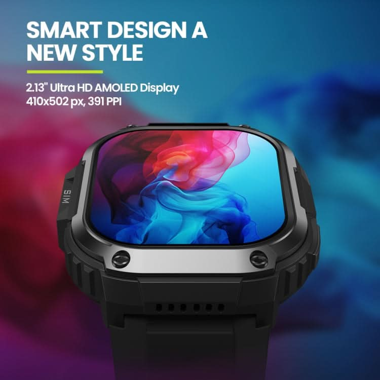 Zeblaze Thor SQ 2.13 inch Screen Smart Watch, 4G Network Android 8.1 2GB+16GB