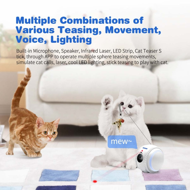 ESCAM QF011 2MP Smart Pet Robot Camera with Night Vision & APP Remote Control