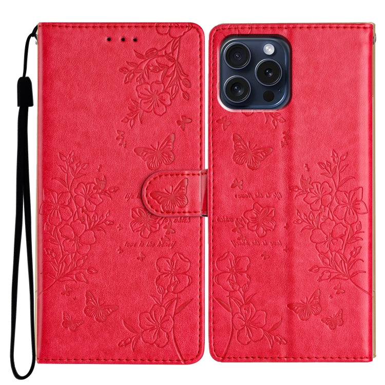 Butterflies and Flowers Leather Phone Case, Series 3