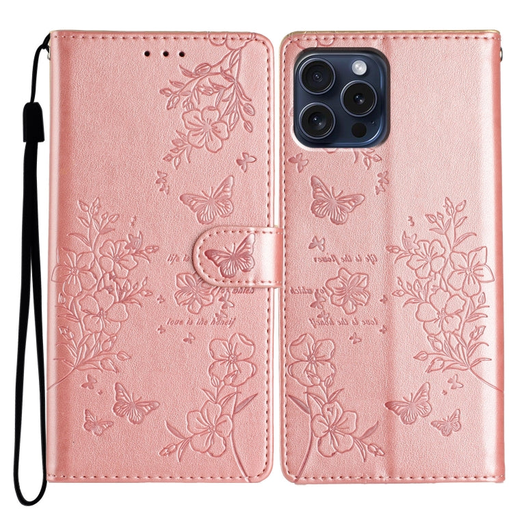 Butterflies and Flowers Leather Phone Case, Series 3