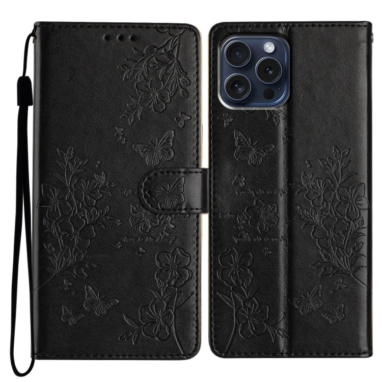 Butterflies and Flowers Leather Phone Case, Series 5