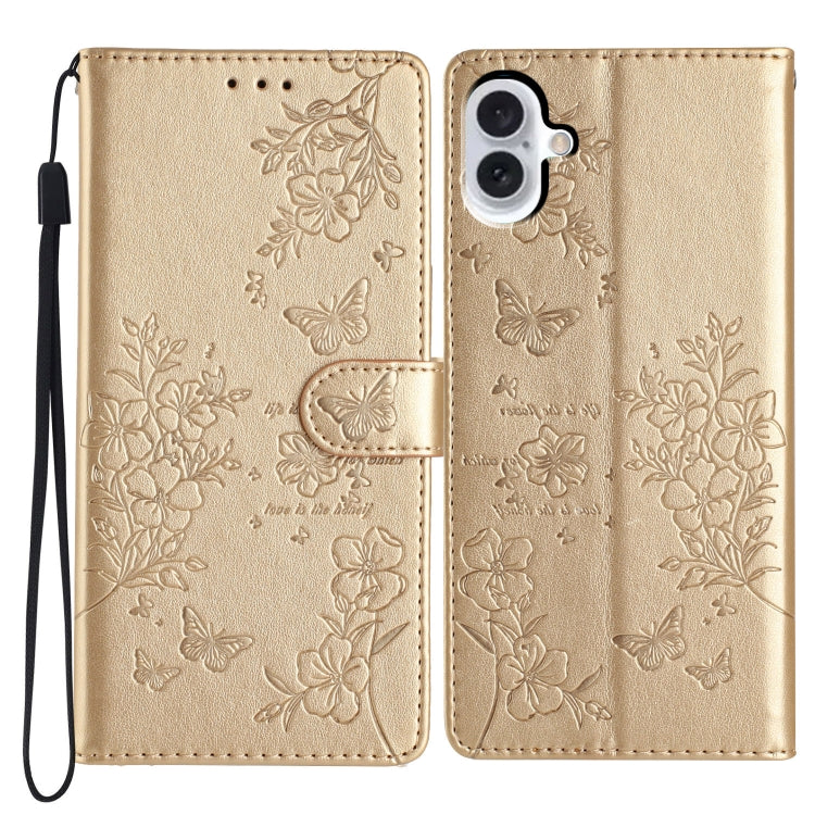 Butterflies and Flowers Leather Phone Case, Series 1