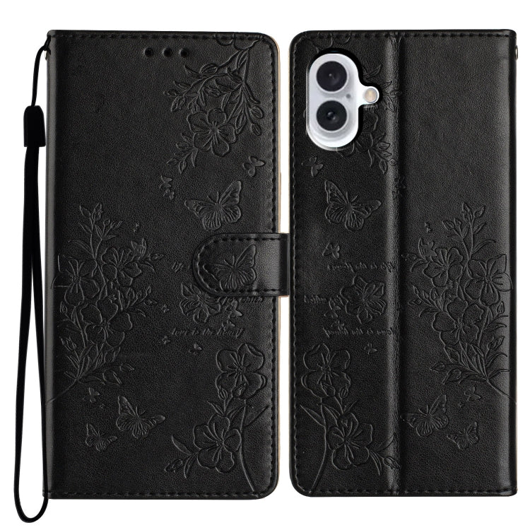 Butterflies and Flowers Leather Phone Case, Series 4