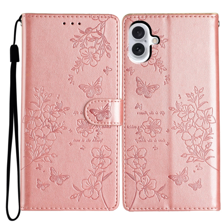 Butterflies and Flowers Leather Phone Case, Series 4