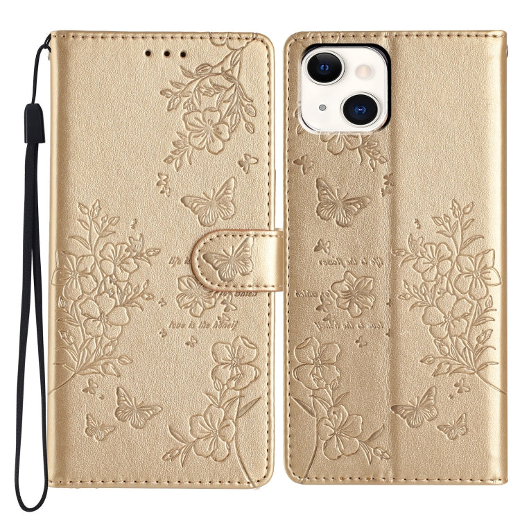 Butterflies and Flowers Leather Phone Case, Series 5