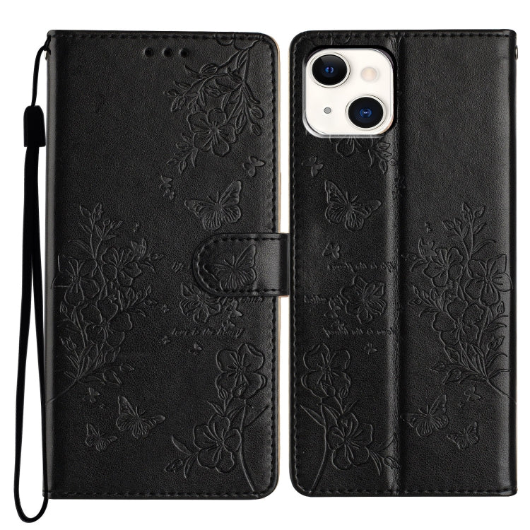 Butterflies and Flowers Leather Phone Case, Series 5