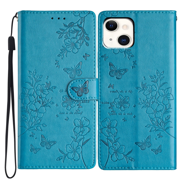 Butterflies and Flowers Leather Phone Case, Series 5