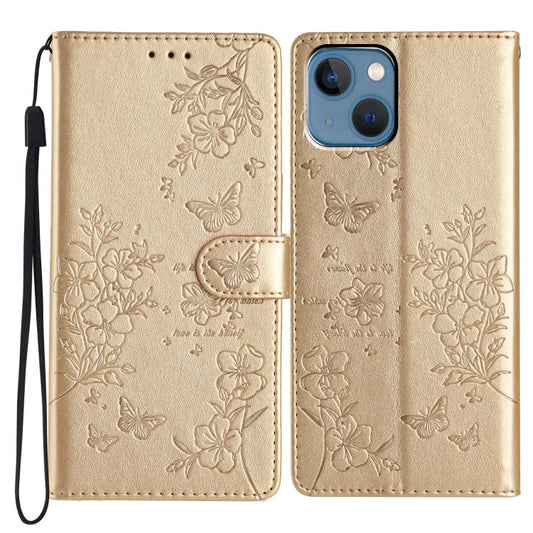 Butterflies and Flowers Leather Phone Case, Series 6