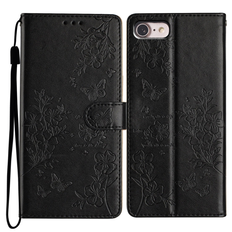 Butterflies and Flowers Leather Phone Case, Series 4