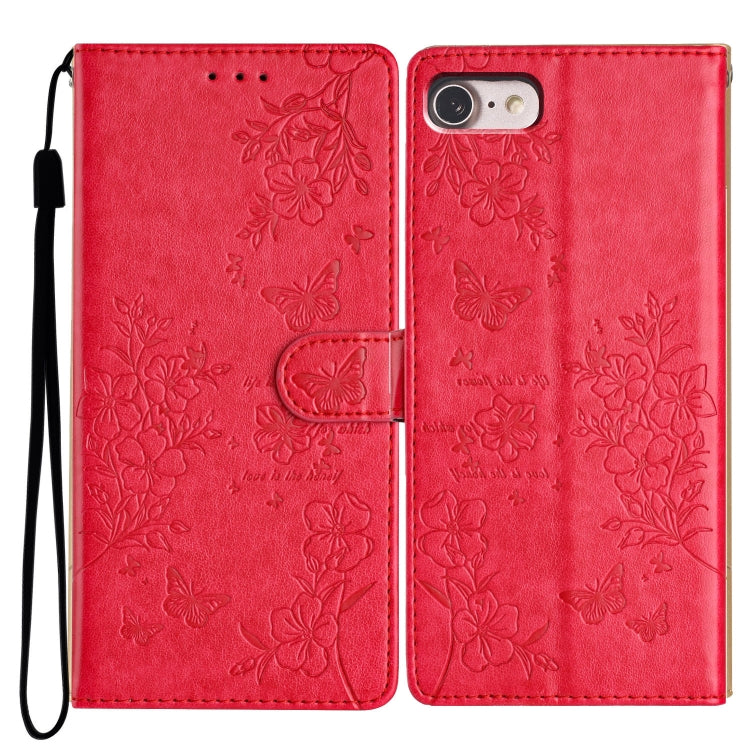 Butterflies and Flowers Leather Phone Case, Series 4