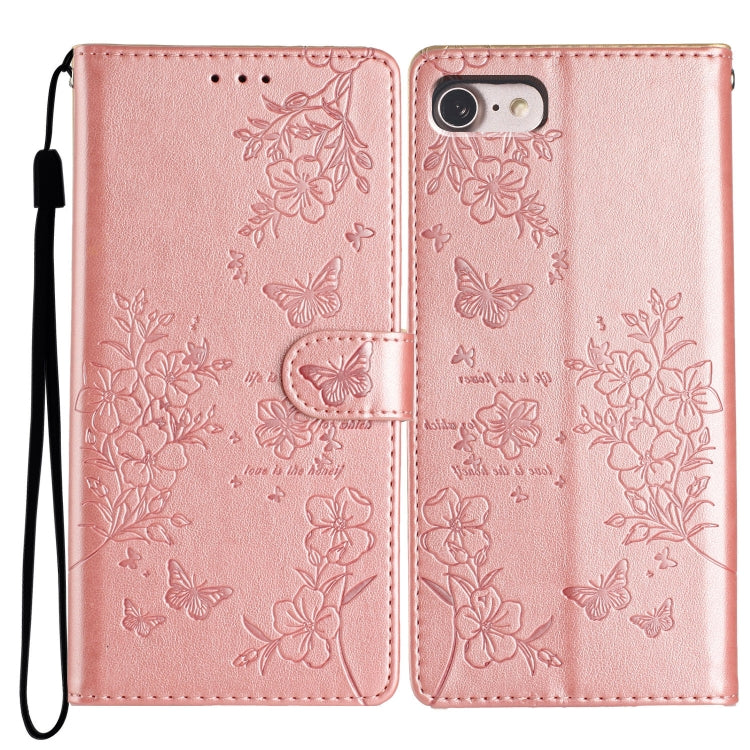 Butterflies and Flowers Leather Phone Case, Series 4