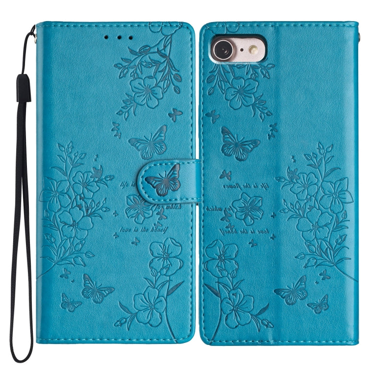 Butterflies and Flowers Leather Phone Case, Series 4